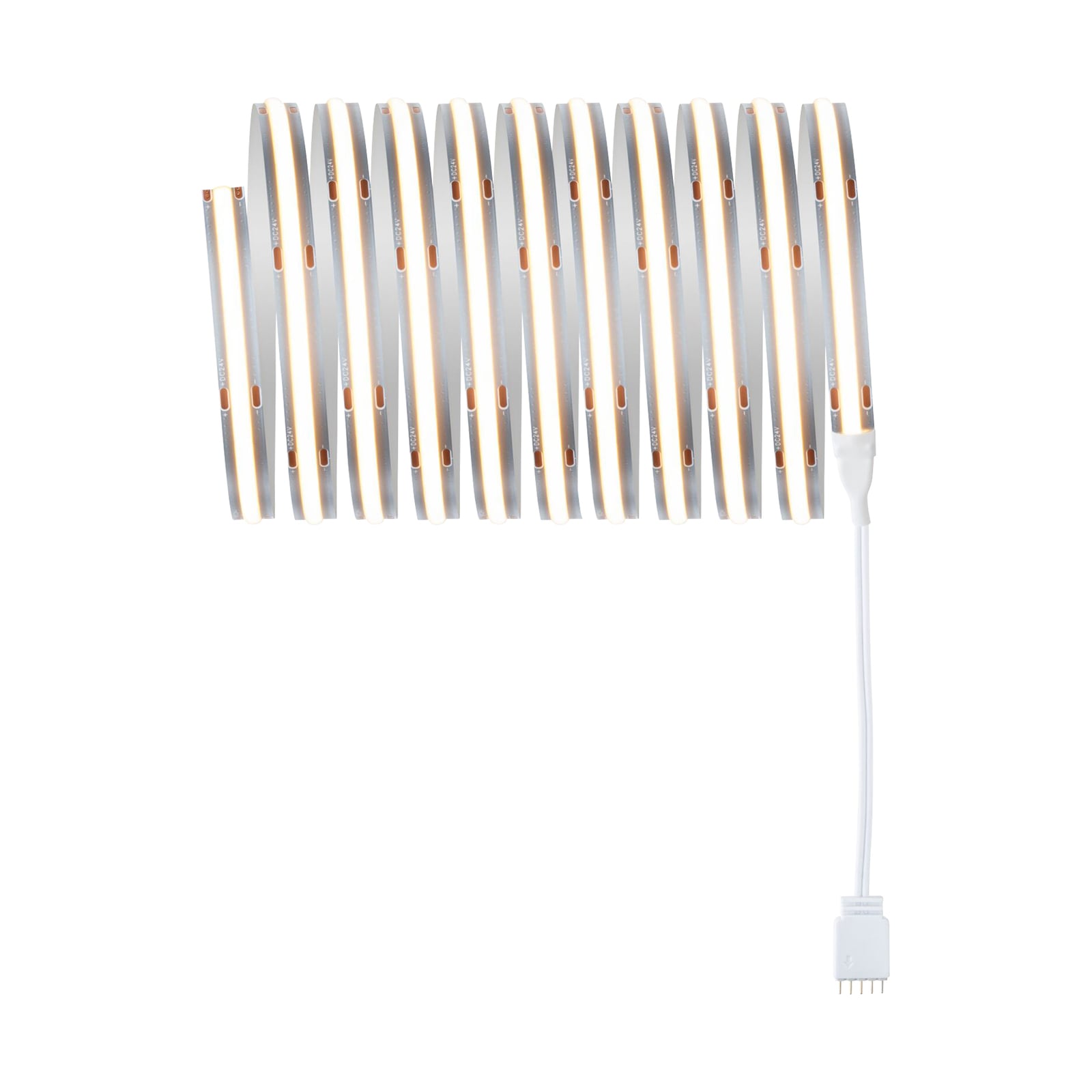 LED-stripe MaxLED 1000 COB basissett nærbilde av LED-lysene