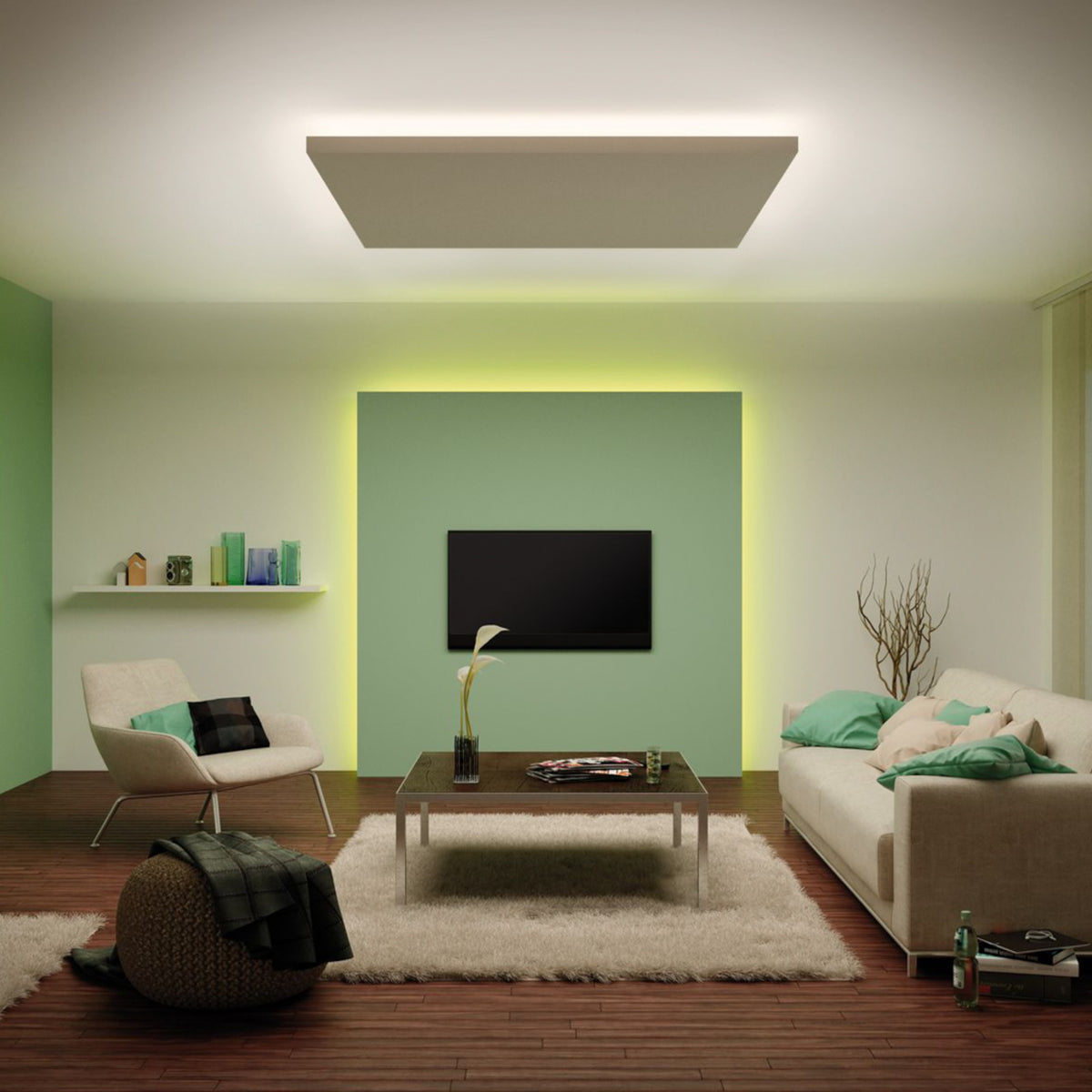 LED-stripe MaxLED 1000 IP44 1 m varmhvit 12W dimbar tilkobling