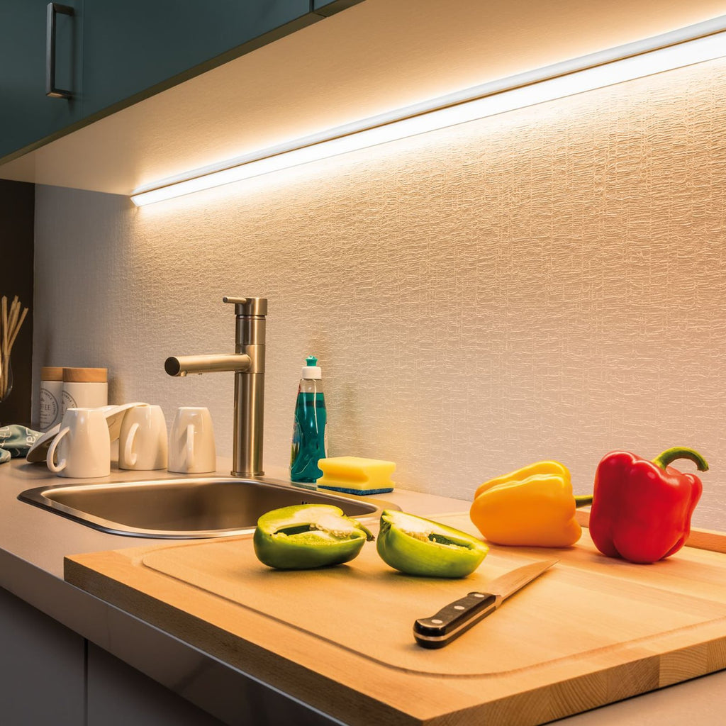 LED-stripe MaxLED 1000 utvidelse 1 m varmhvit 2700K dimbar fra Paulmann bakside