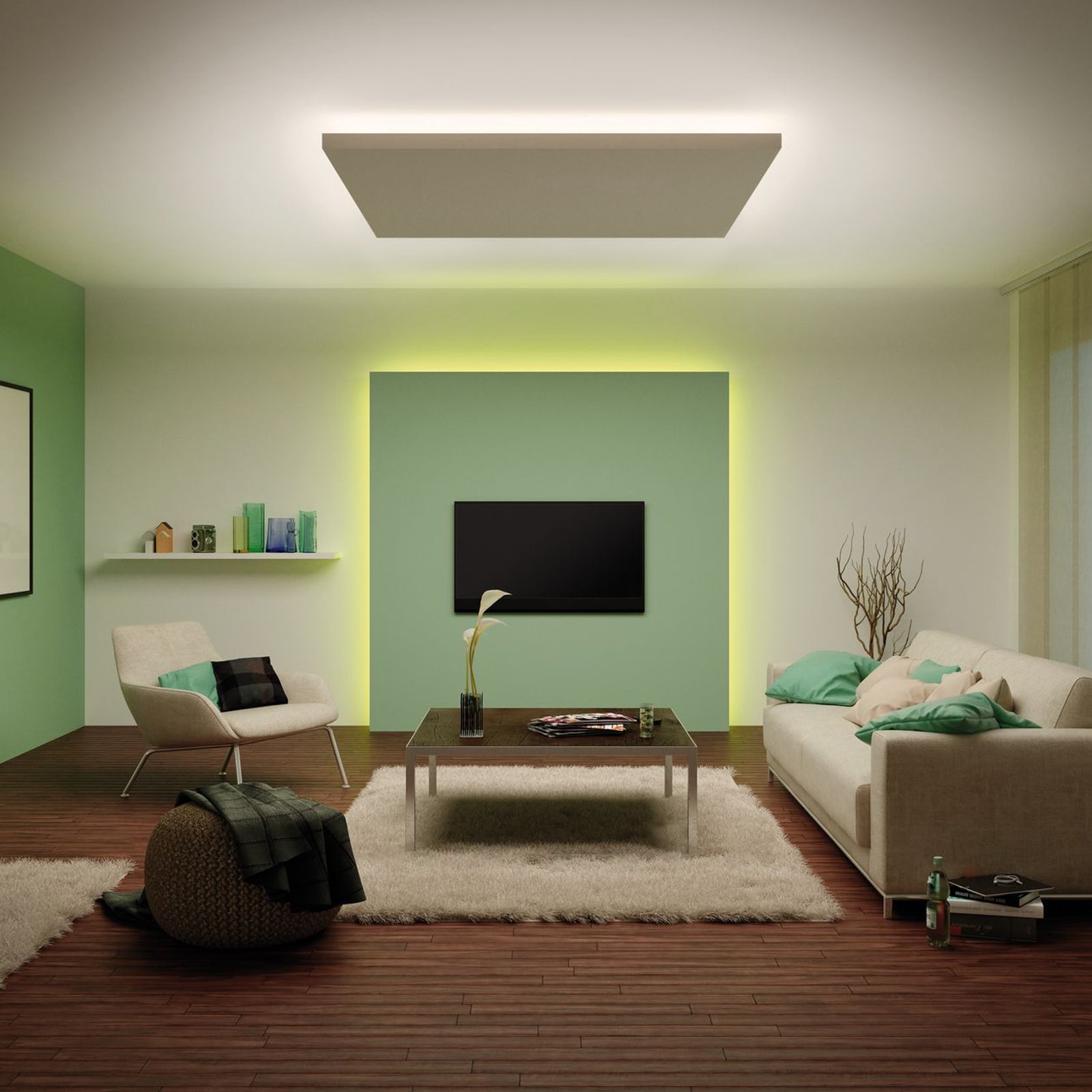 Nærbilde av LED-stripe MaxLED 1000 utvidelse 1 m varmhvit 2700K dimbar Paulmann