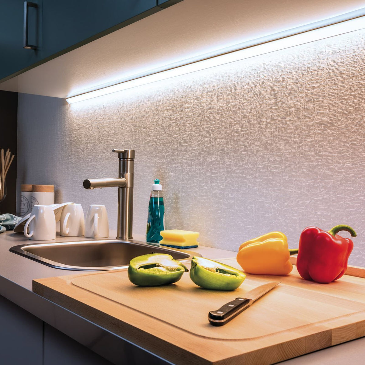 LED-stripe MaxLED 1000 utvidelse 6500K 1m 11,5W Paulmann bakside