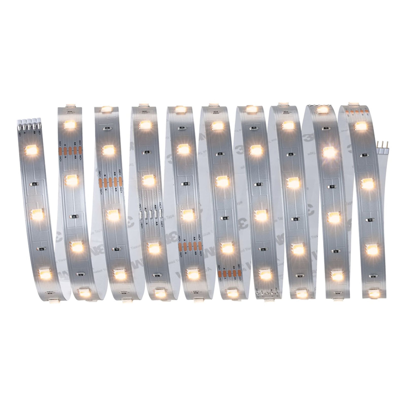 LED-stripe MaxLED 250 basissett 3m dimbar med fjernkontroll montert i rom