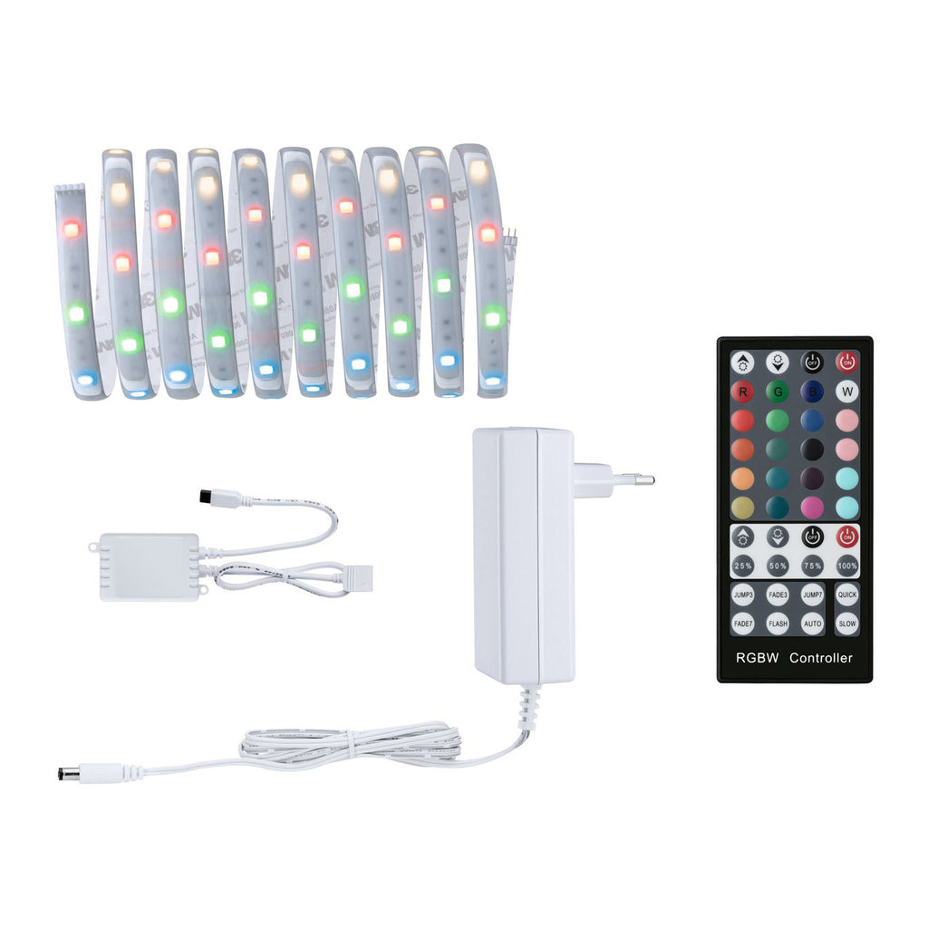 LED-stripe MaxLED 250 basissett 3 m RGBW dimbar IP44 fjernkontroll