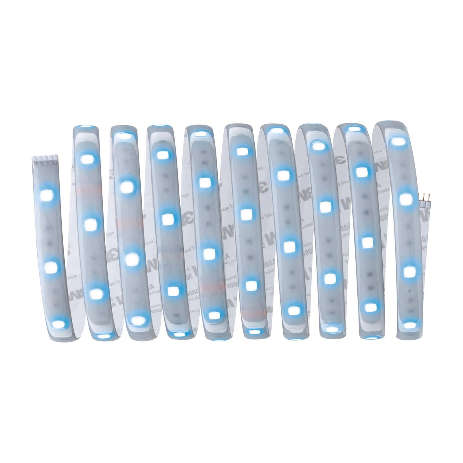 LED-stripe MaxLED 250 basissett 3 m RGBW dimbar IP44 montert på vegg