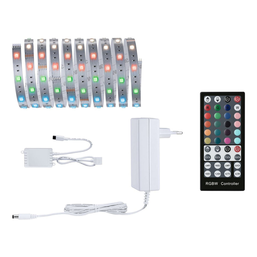 LED-stripe MaxLED 250 basissett 3 m RGBW med fjernkontroll lysstyrke