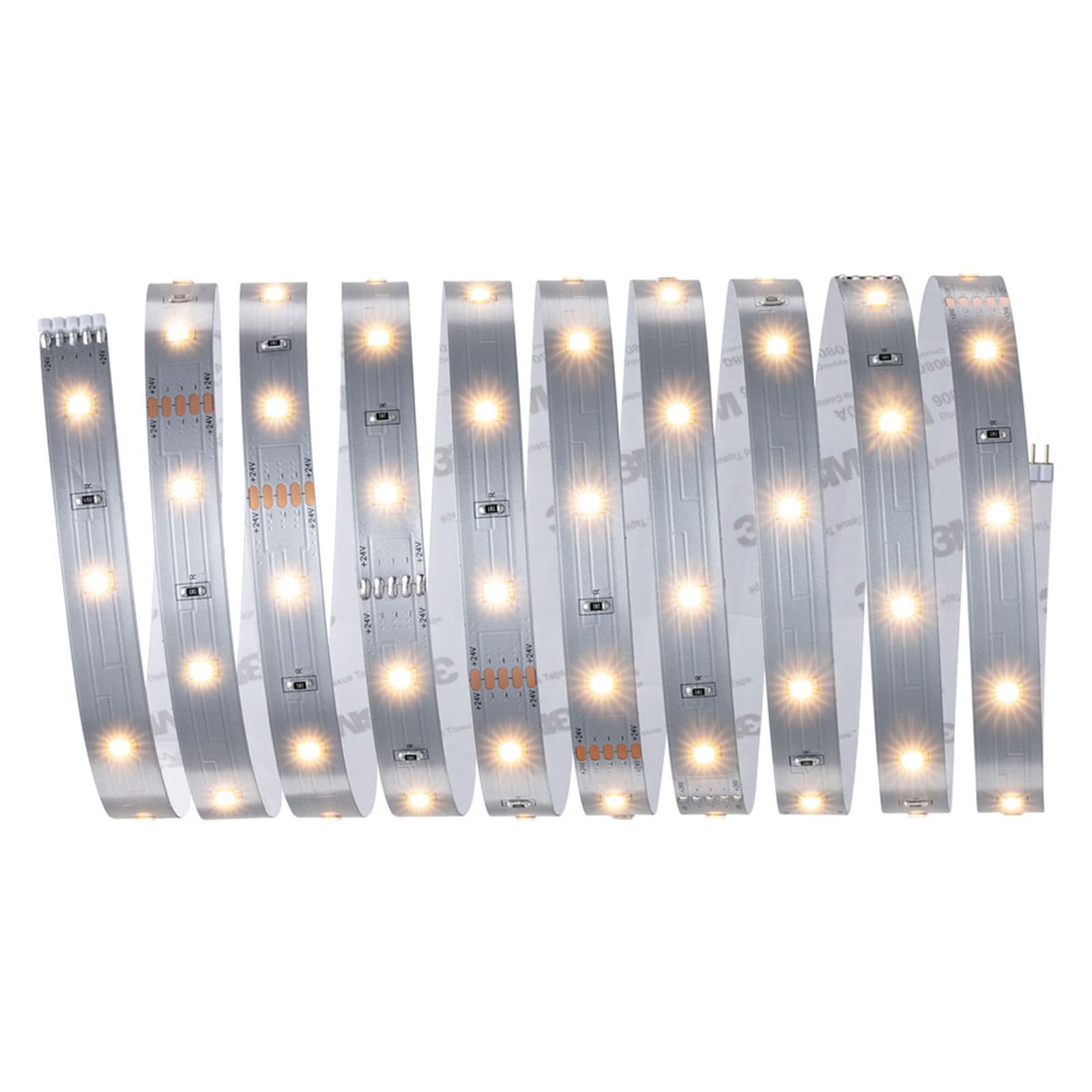 Detalj av LED-stripe MaxLED 250 basissett 3 m varmhvit dimbar 12W