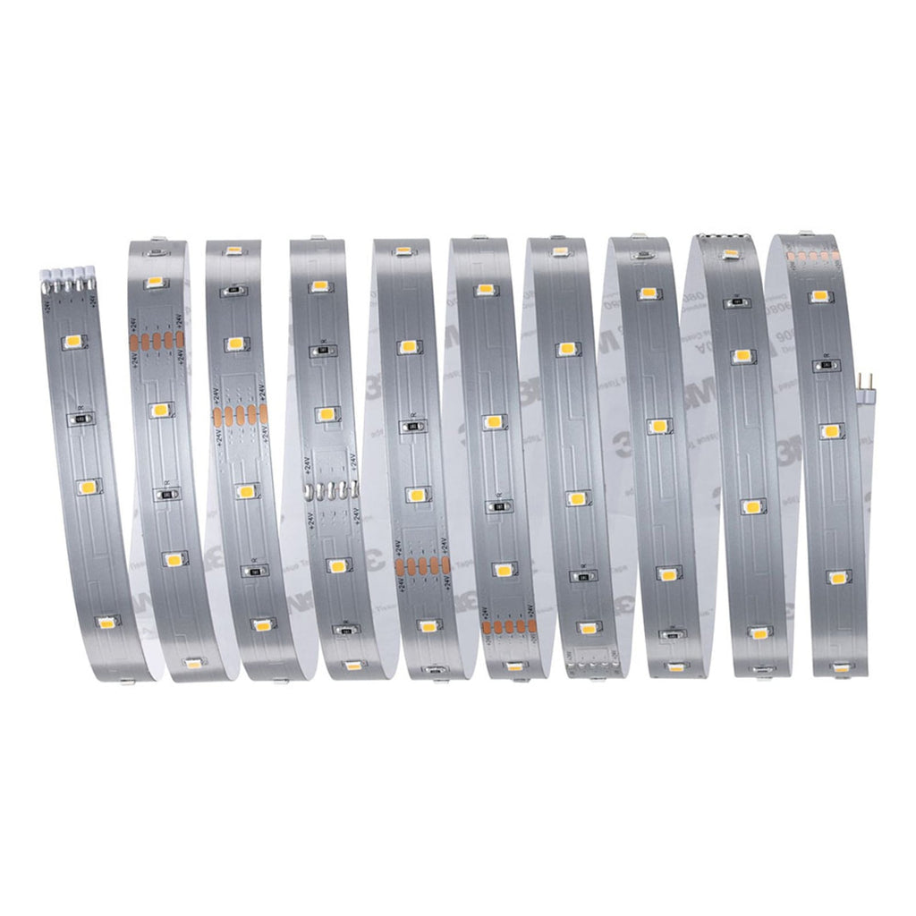 Montert LED-stripe MaxLED 250 basissett 3 m varmhvit dimbar 12W på vegg