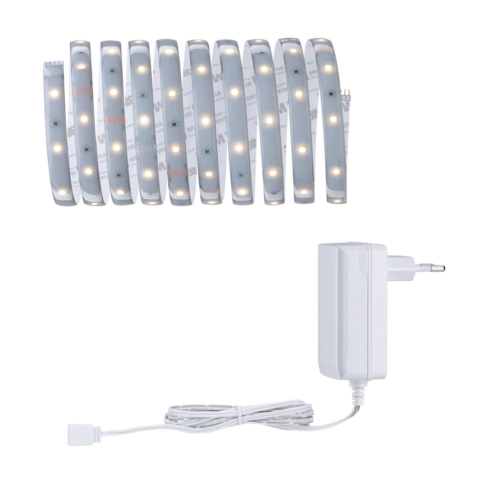 LED-stripe MaxLED 250 basissett 3 m varmhvit dimbar IP44 montert