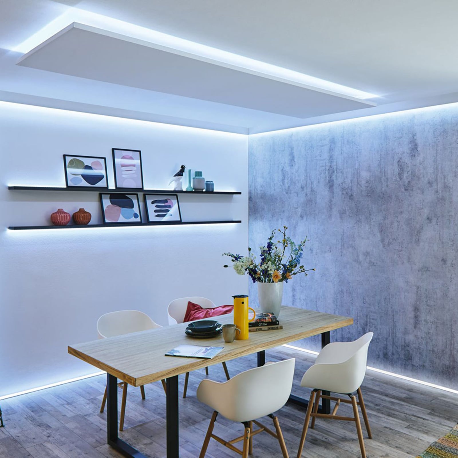 LED-stripe MaxLED 250 basissett CCT dimbar 3m IP44 Paulmann detalj