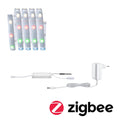 LED-stripe MaxLED 250 basissett RGBW ZigBee dimbar 150 cm forfra
