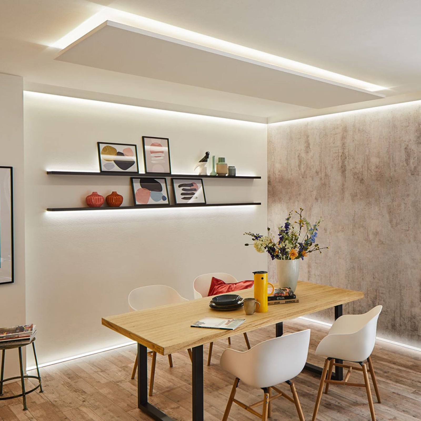 LED-stripe MaxLED 250 dimbar CCT IP44 250 cm detalj av LED-lys