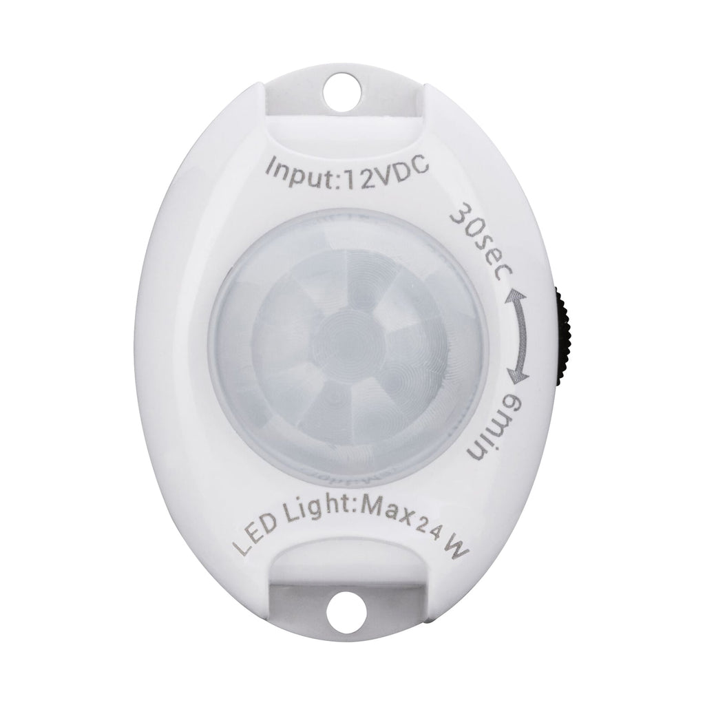 LED-stripe MaxLED 250 med bevegelsessensor nærbilde av LED-lys