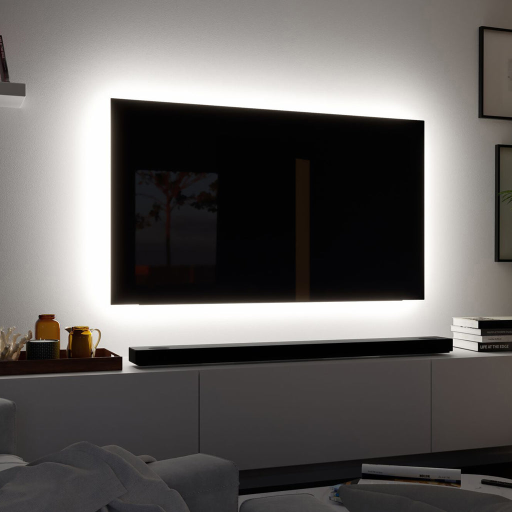 LED-stripe MaxLED 250 RGBW TV-sett lysfarger demonstrasjon