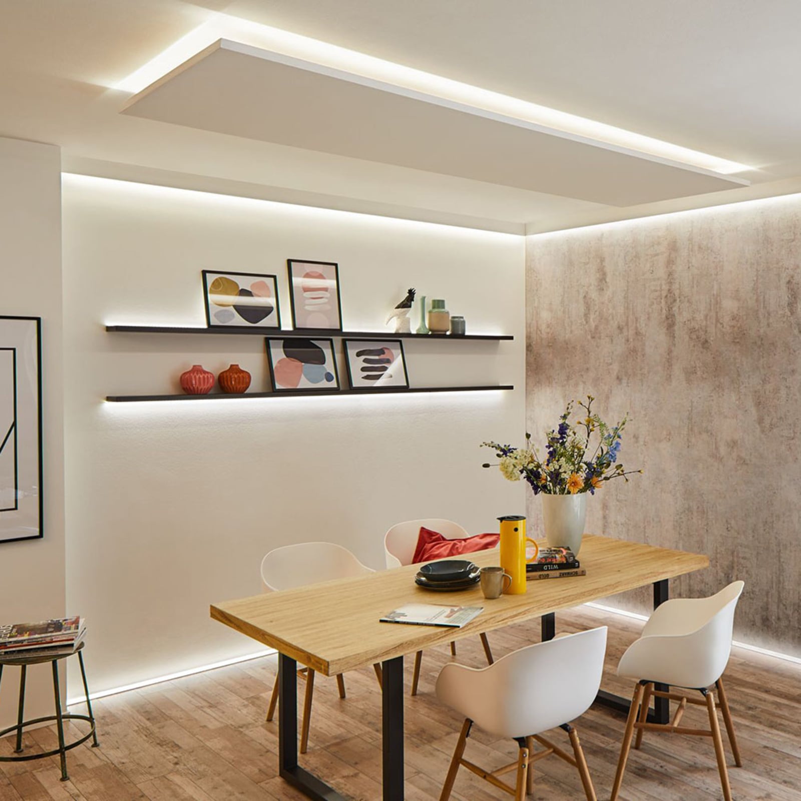 LED-stripe MaxLED 250 utvidelse 2,5m dimbar IP20 Paulmann detalj av led-lys