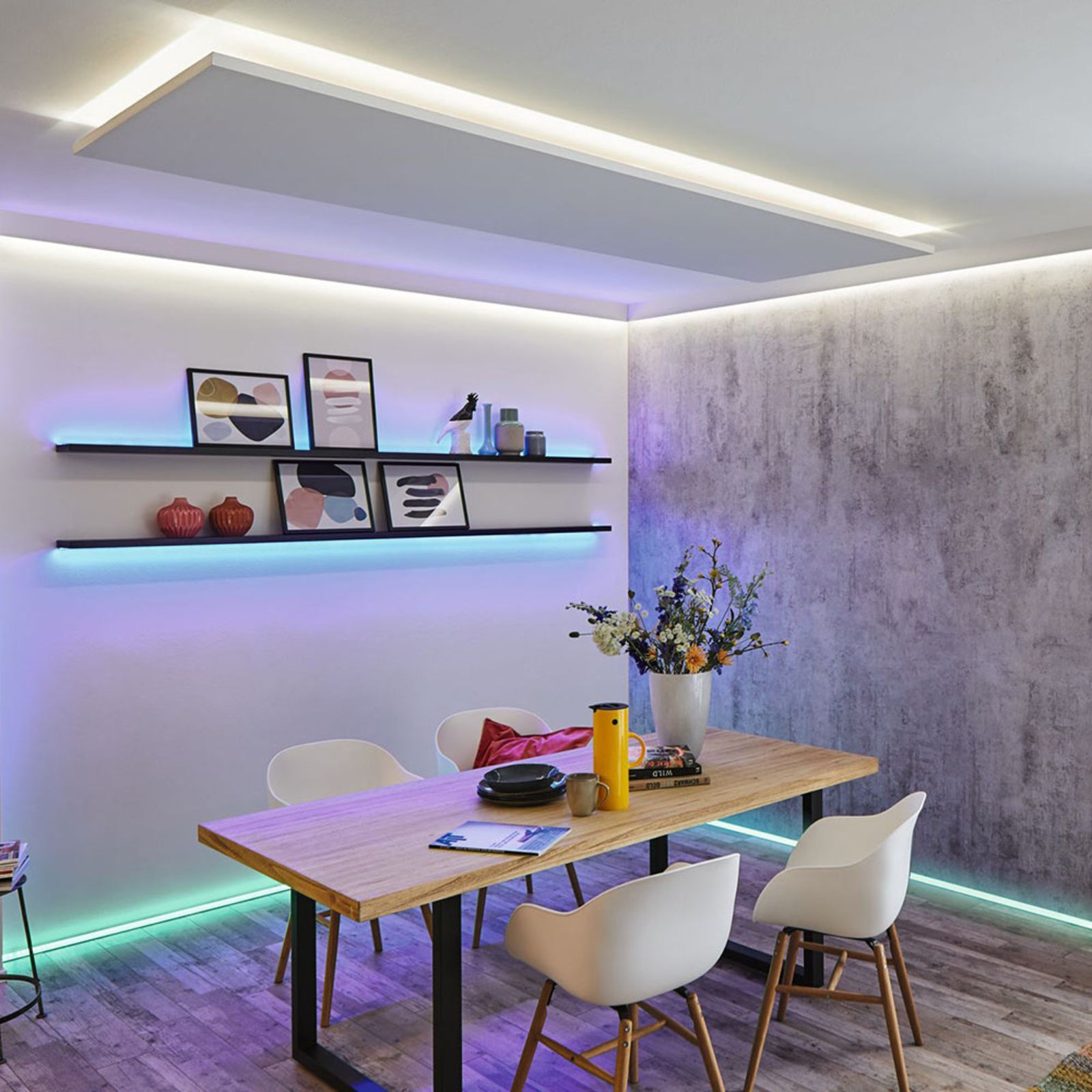 LED-stripe MaxLED 250 utvidelse RGBW 100 cm dimbar - Paulmann nærbilde av tilkoblingspunkt