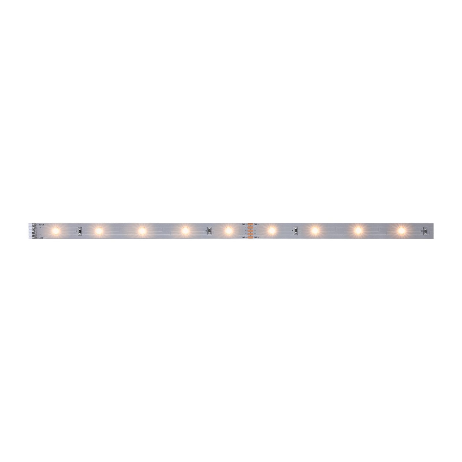 LED-stripe MaxLED 250 varmhvit dimbar 1m Paulmann forfra