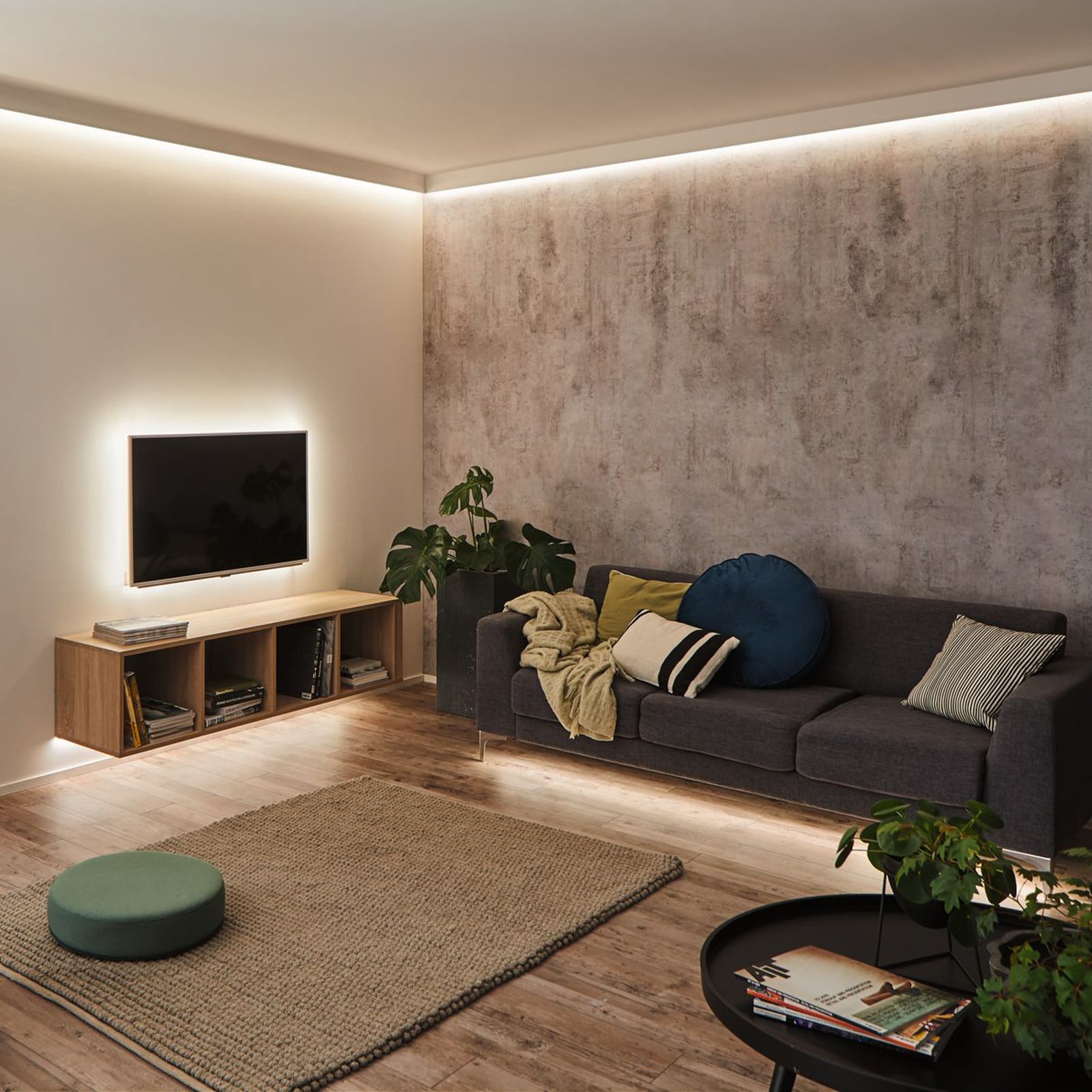 Detalj av LED-stripe MaxLED 250 varmhvit dimbar 1m Paulmann lysdioder