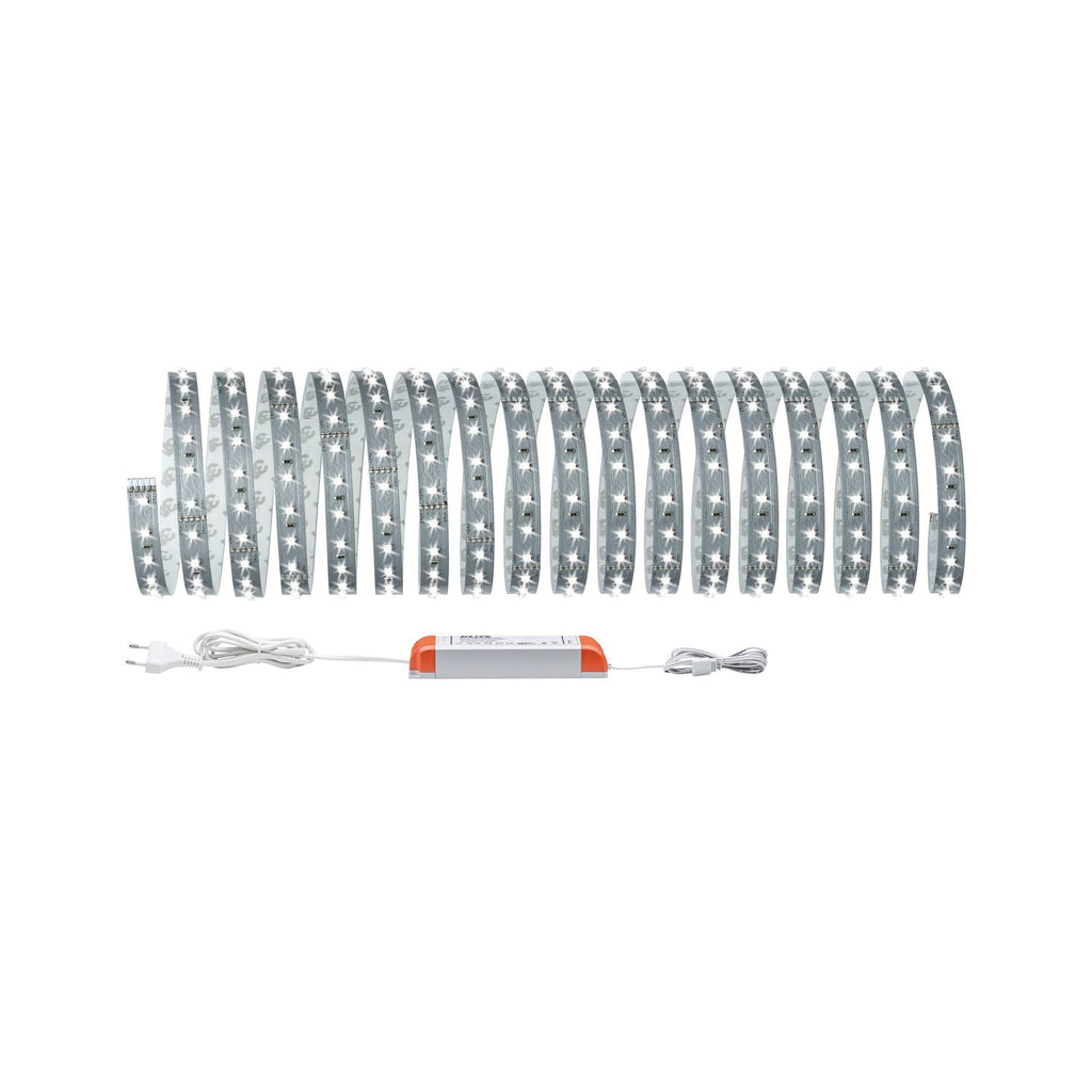 LED-stripe MaxLED 500 basissett 10m kaldhvit front