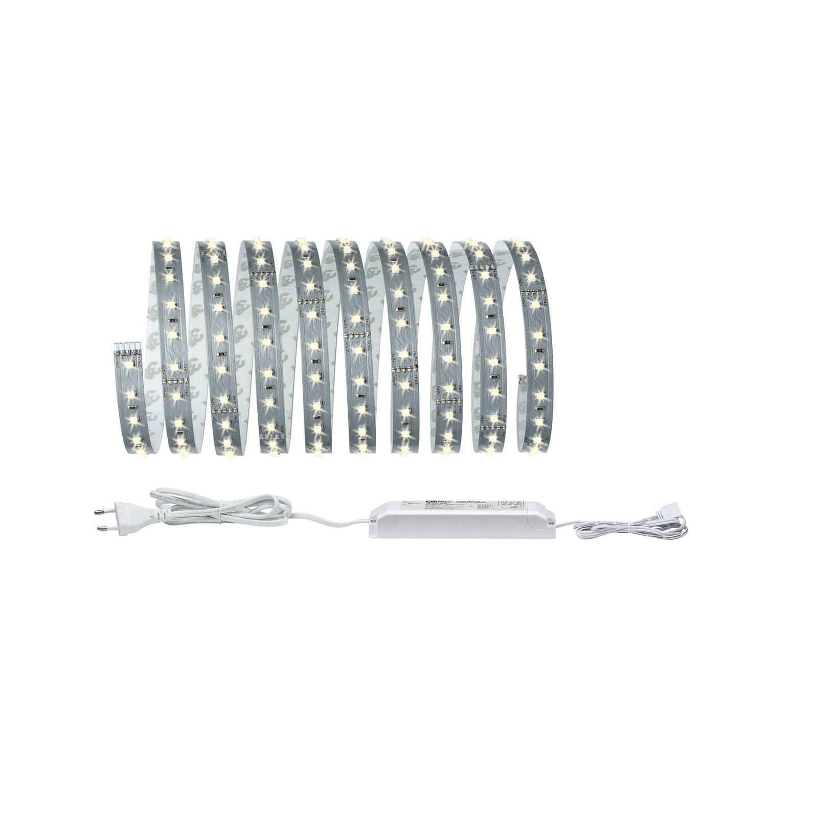 LED-stripe MaxLED 500 basissett 3 m 20W 2700K dimbar fra Paulmann for innendørs belysning