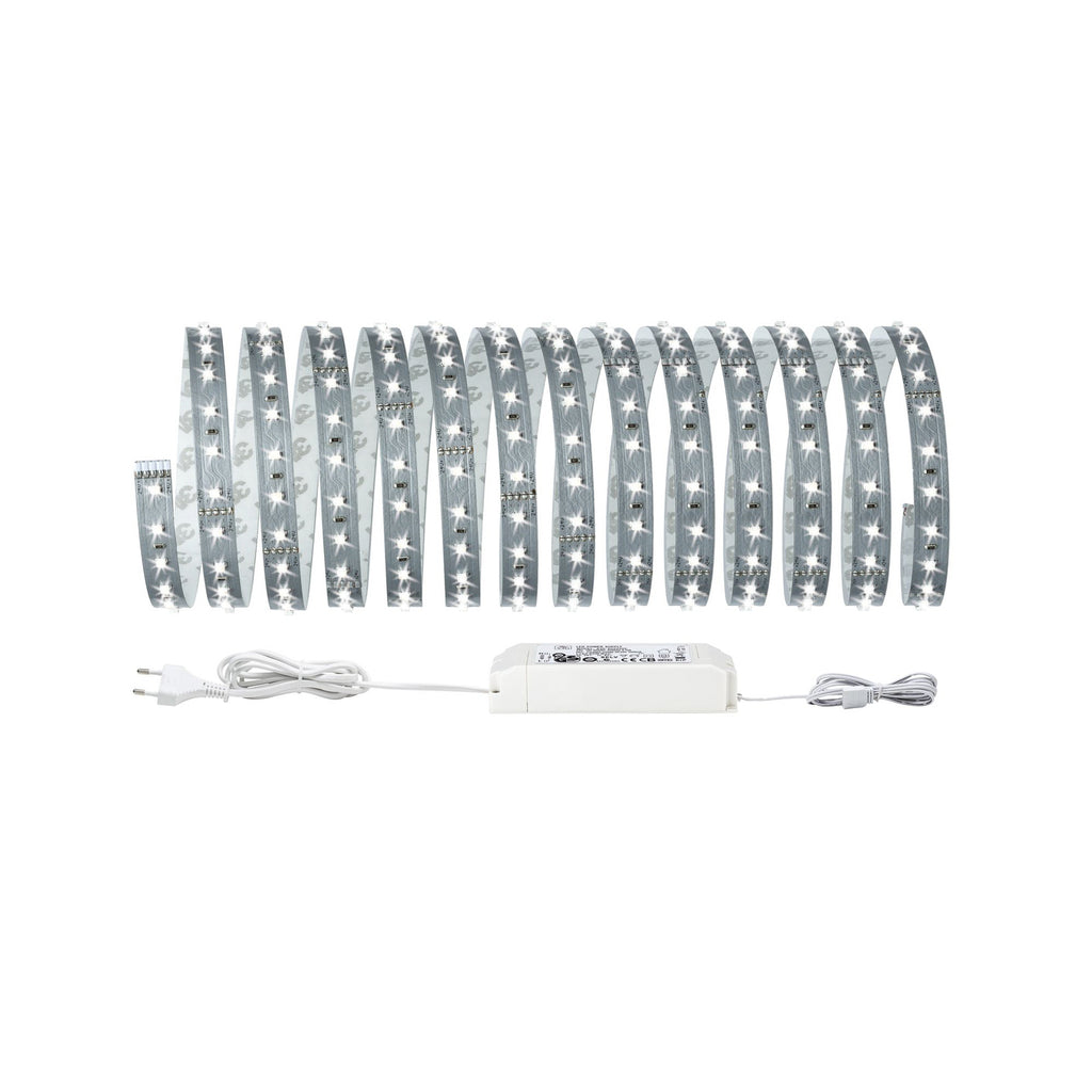 LED-stripe MaxLED 500 basissett dagslyshvit 5m 28W dimbar forfra