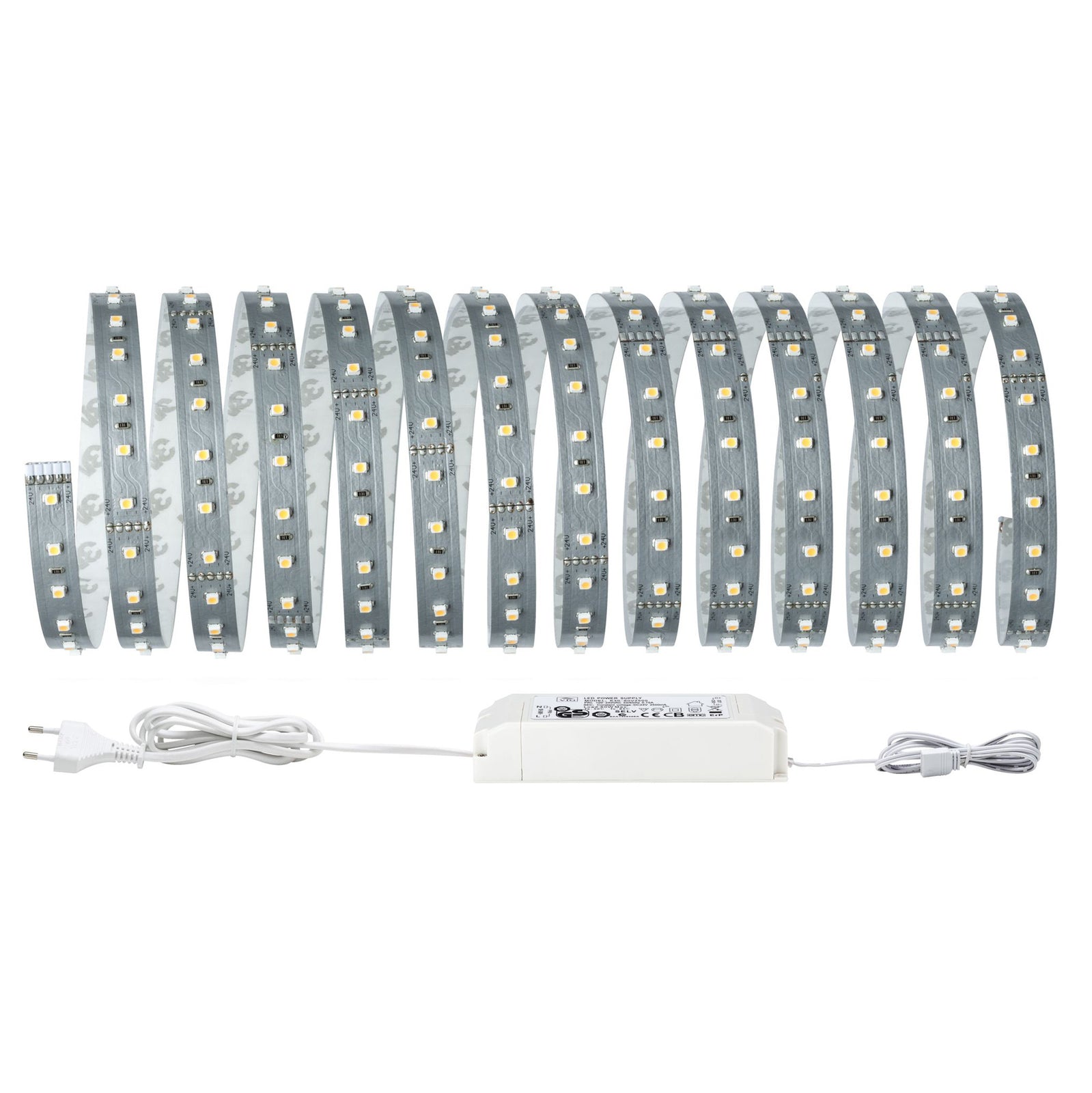 LED-stripe MaxLED 500 basissett dagslyshvit 5m 28W dimbar nærbilde