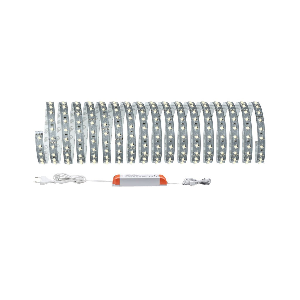 LED-stripe MaxLED 500 basissett dimbar 10m varmhvit fra Paulmann forfra
