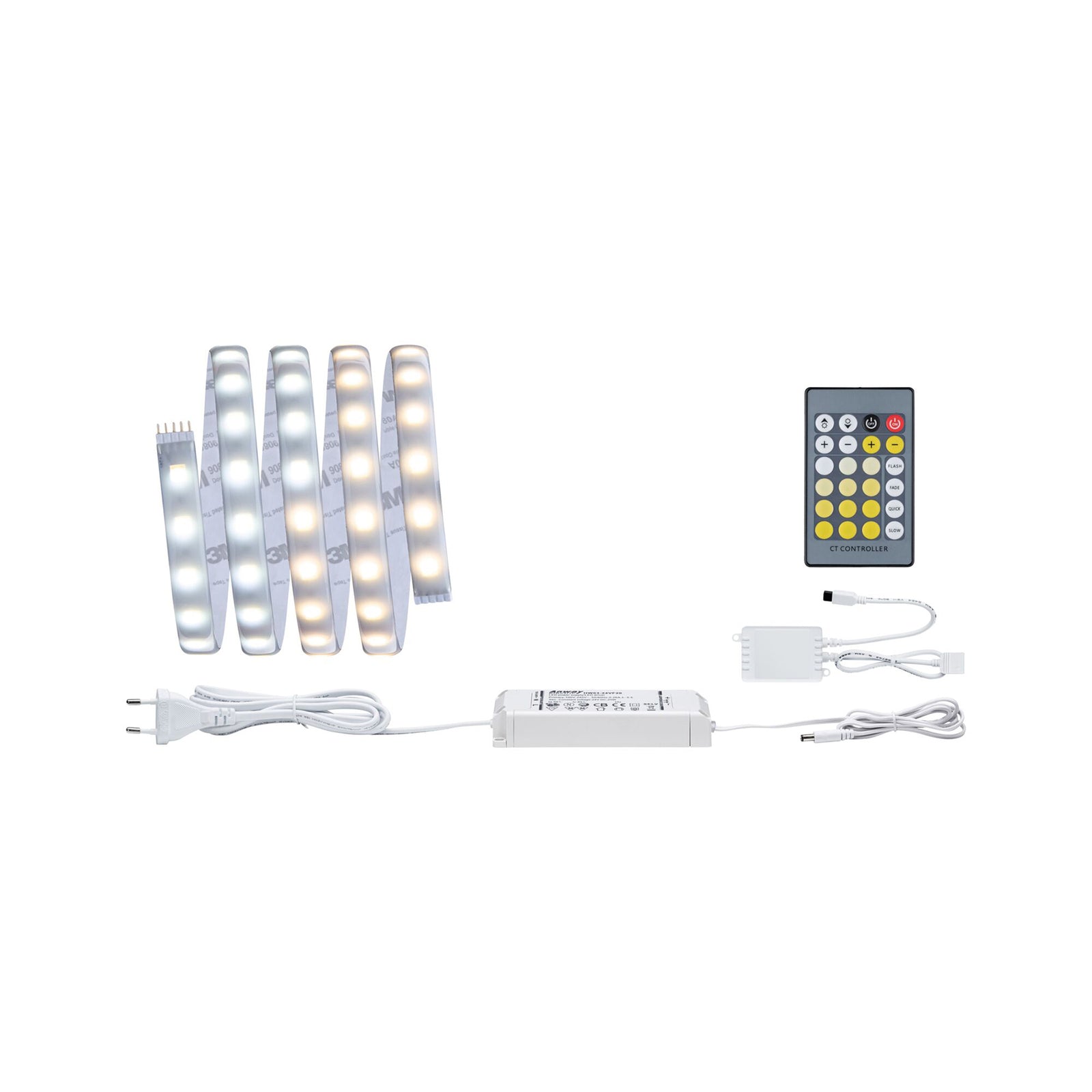 LED-stripe MaxLED 500 basissett dimbar CCT 150 cm IP44 nærbilde