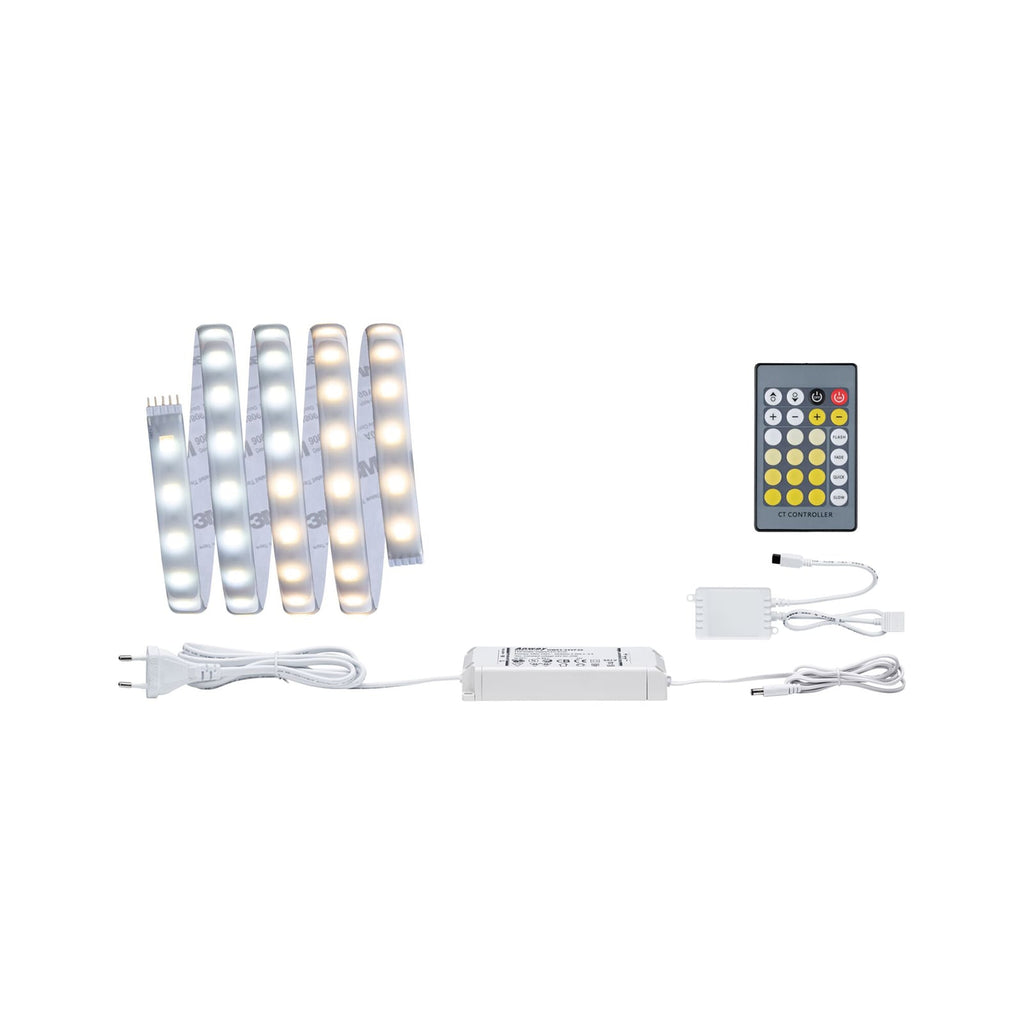 LED-stripe MaxLED 500 basissett dimbar CCT 150 cm IP44 nærbilde