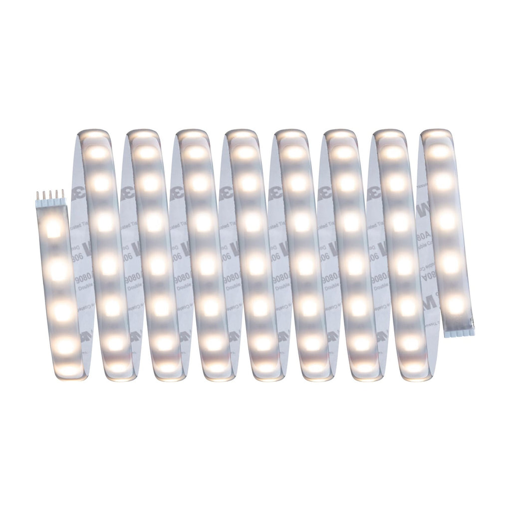 LED-stripe MaxLED 500 basissett RGBW ZigBee montert på vegg