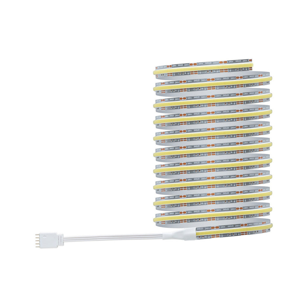 Montert LED-stripe MaxLED 500 CCT dimbar med fjernkontroll 3 m under kjøkkenbenk