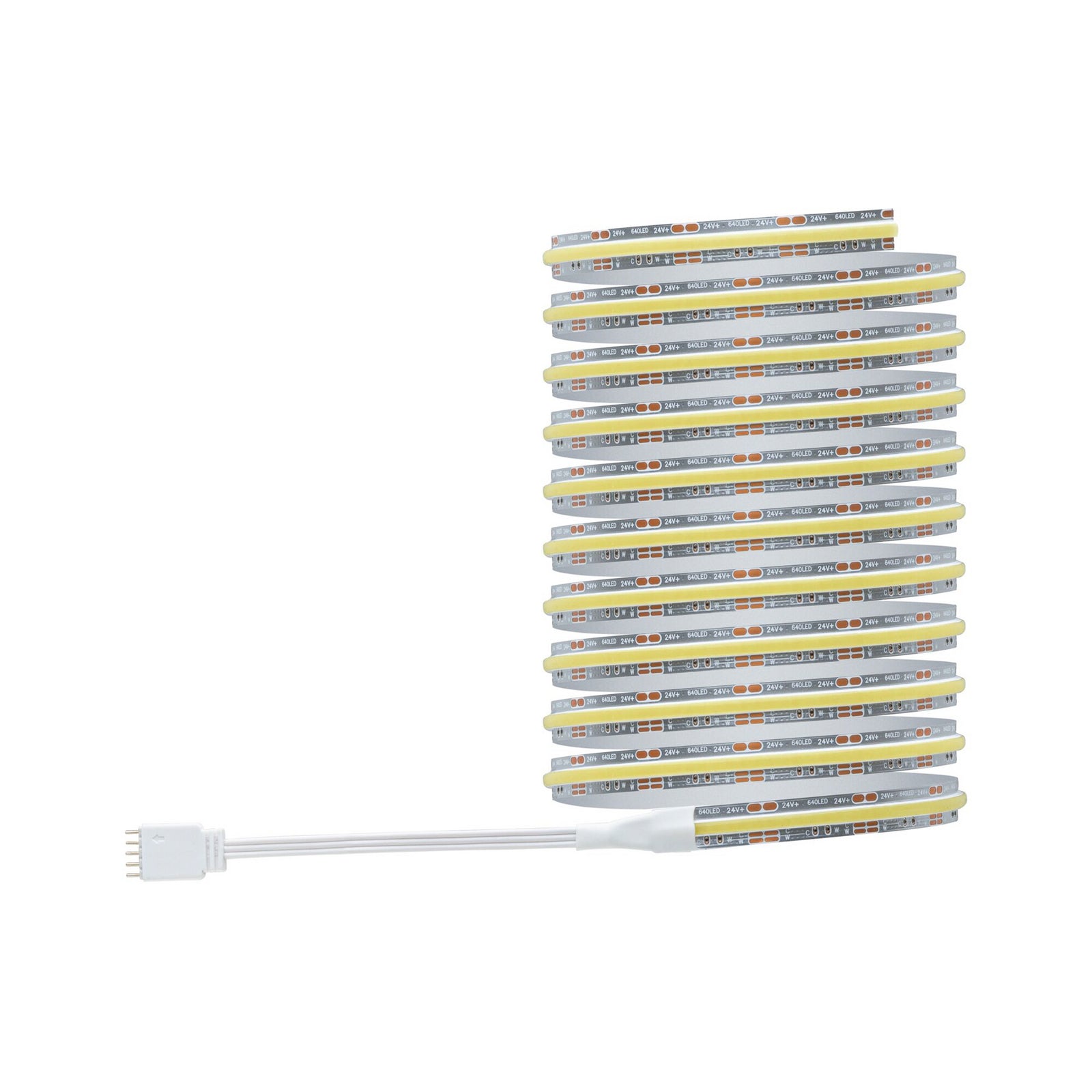 Montert LED-stripe MaxLED 500 CCT dimbar med fjernkontroll 3 m under kjøkkenbenk