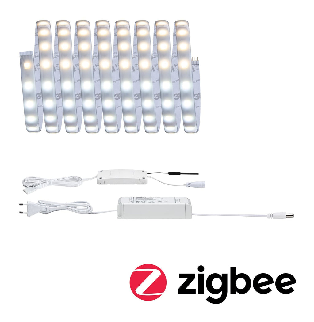LED-stripe MaxLED 500 CCT dimbar ZigBee IP44 3m 17W fra Paulmann forfra