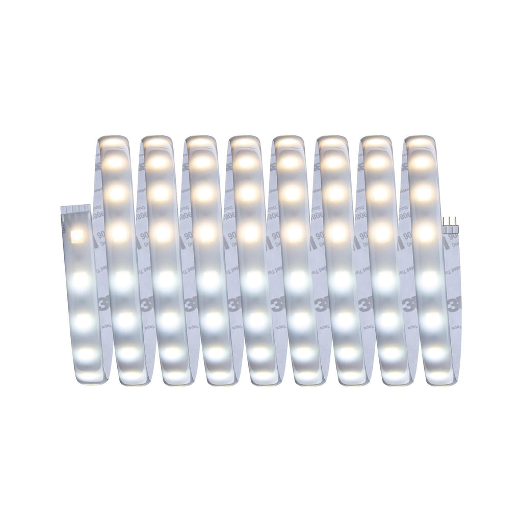 Bakside av LED-stripe MaxLED 500 CCT dimbar ZigBee IP44 3m 17W Paulmann med selvklebende flate