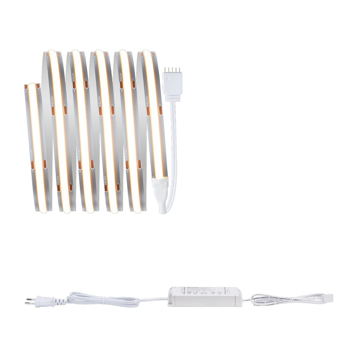 LED-stripe MaxLED 500 COB basissett 1,5 m 9W 2700K bakside