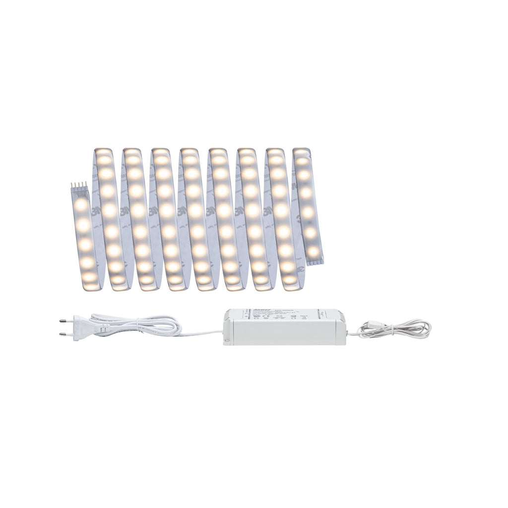 LED-stripe MaxLED 500 dimbar 3m varmhvit IP44 Paulmann forfra