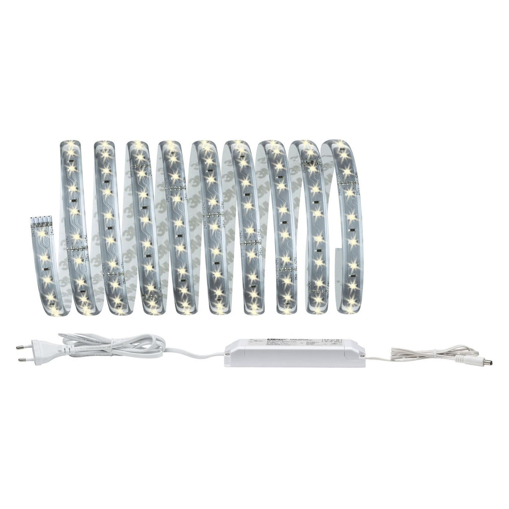 LED-stripe MaxLED 500 dimbar 3m varmhvit IP44 Paulmann koblingspunkt