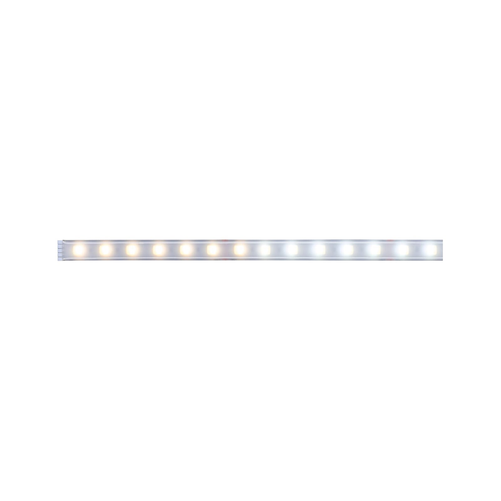LED-stripe MaxLED 500 utvidelse IP44 1m justerbar hvittone forfra