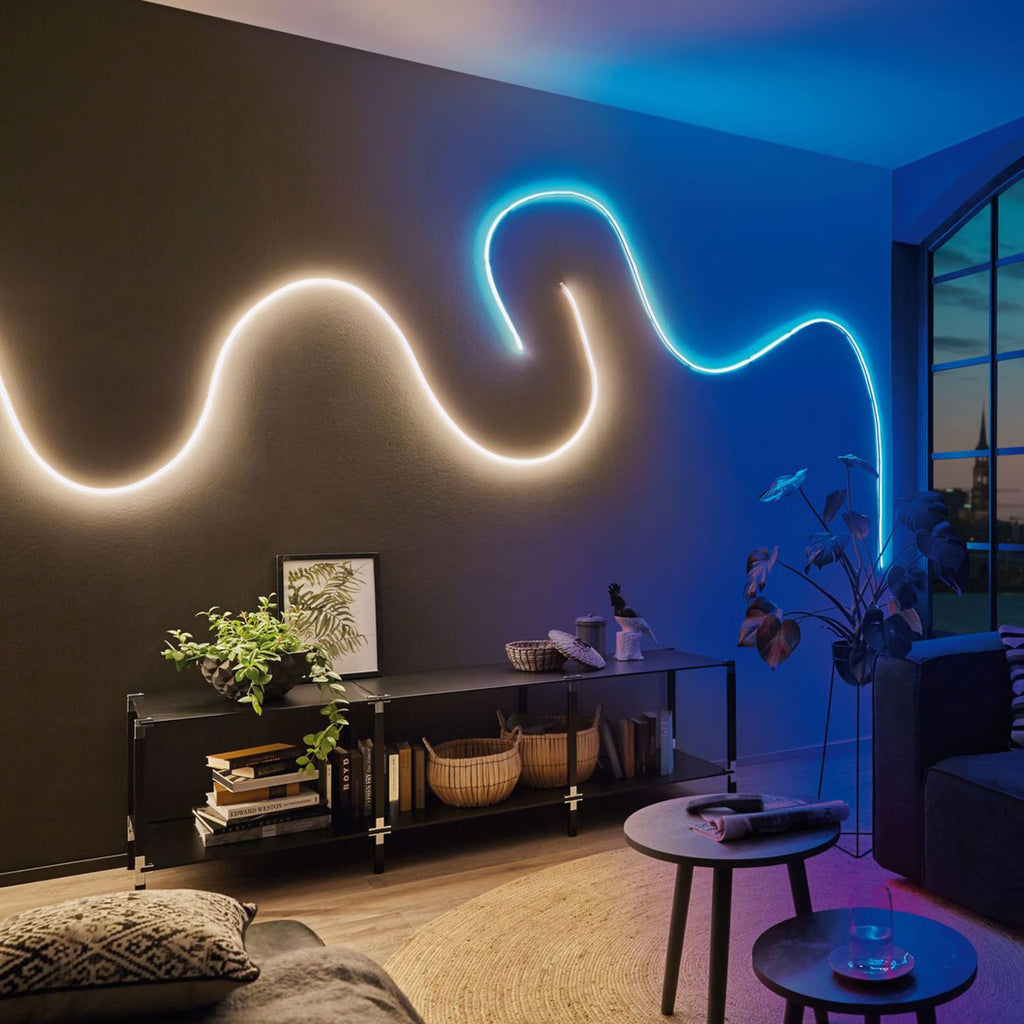 LED-stripe MaxLED Flow basissett RGB 3m 27W dimbar IP67 bakside