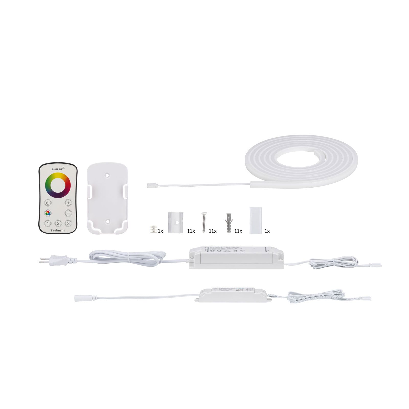 LED-stripe MaxLED Flow basissett RGB 3m 27W dimbar IP67 fleksibel montering
