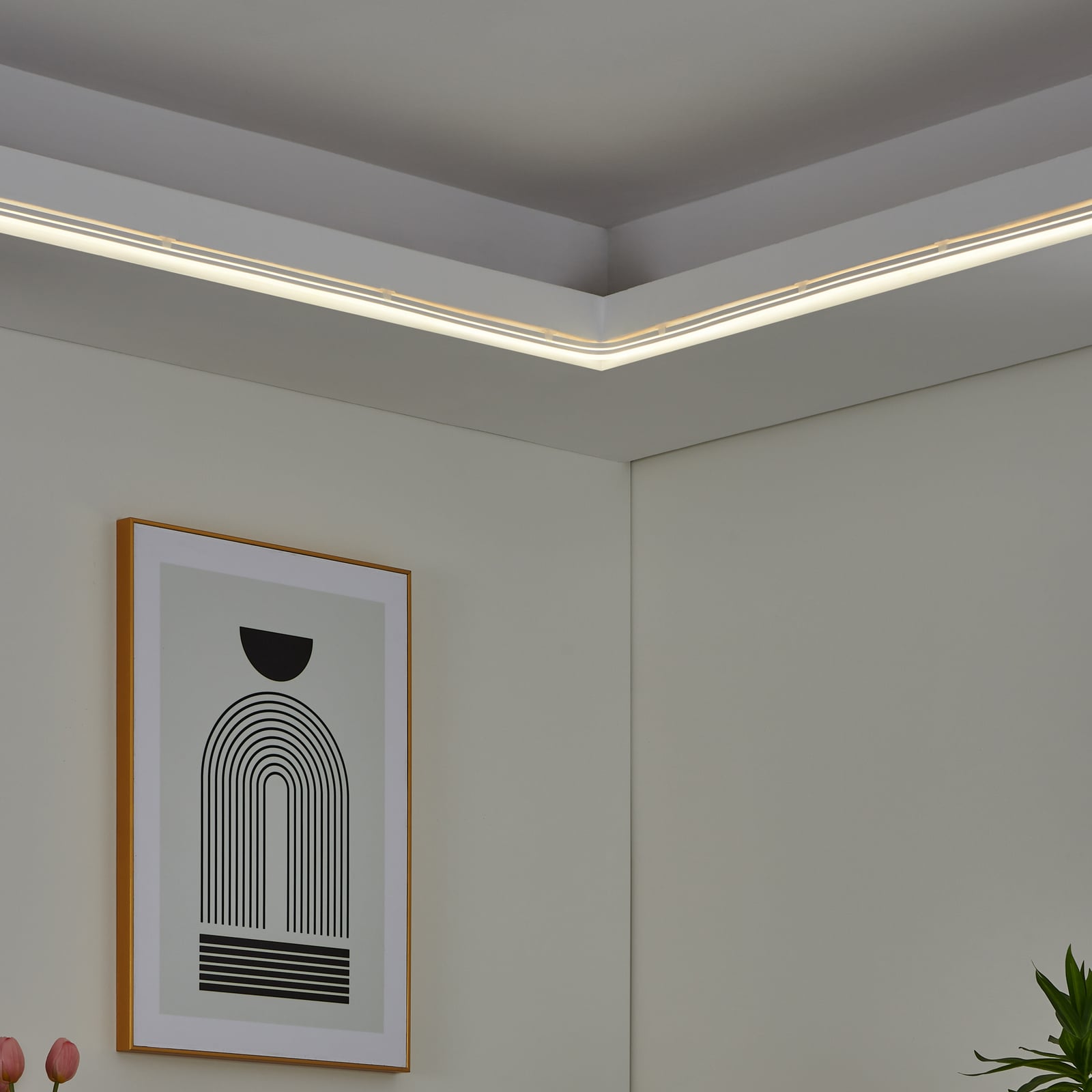 LED-stripe Neon Stripe-Z RGB CCT dimbar 3 m 20W forfra