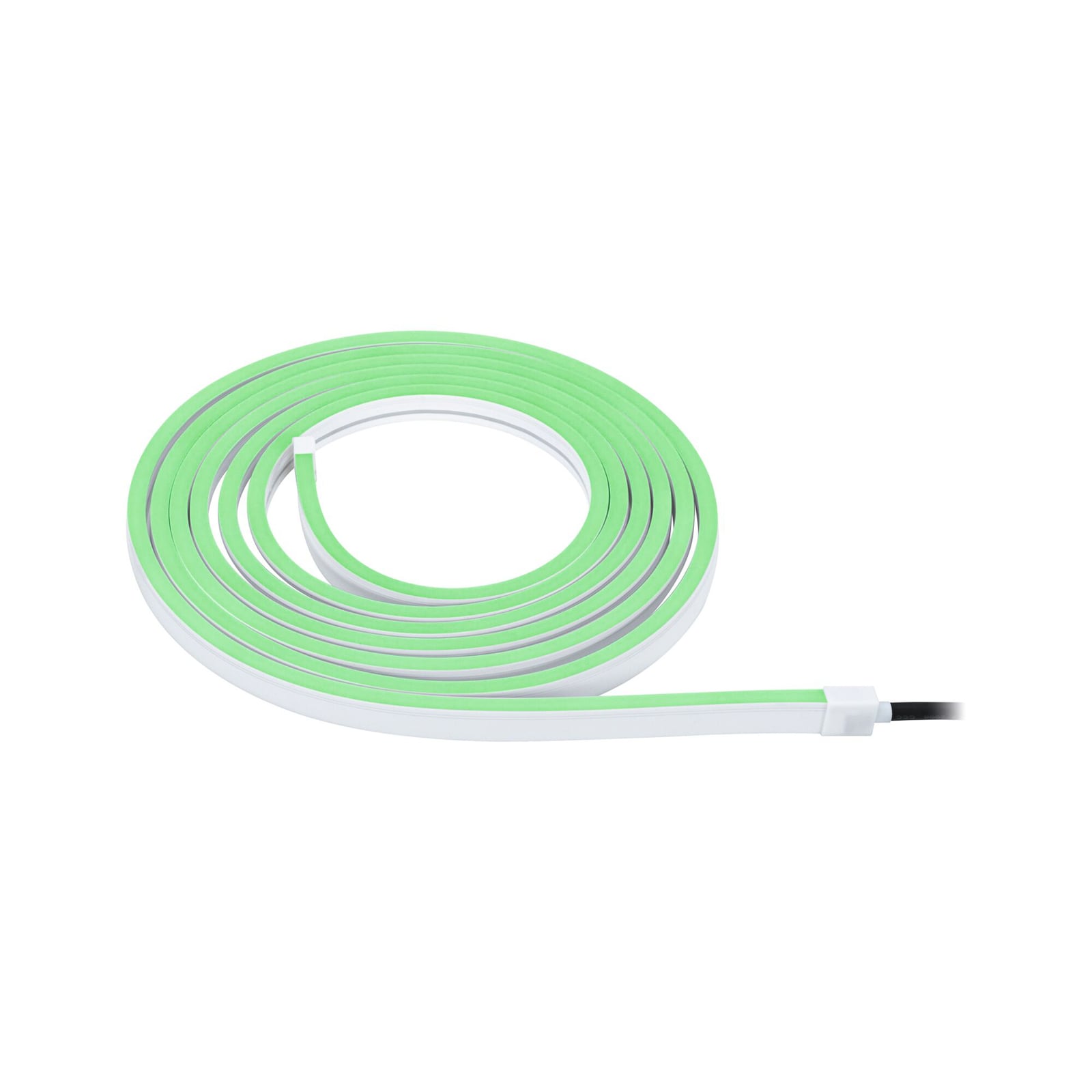 LED-stripe Neon utendørs RGBW 500 cm Zigbee Paulmann montert i aluminiumsprofil