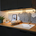 LED-stripe påbyggingsprofil Base svart 100 cm - Paulmann forfra