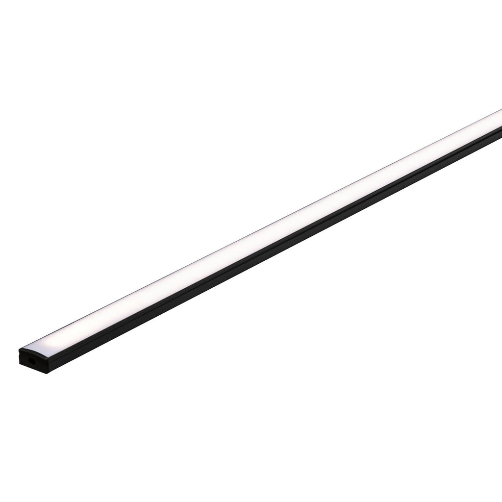LED-stripe påbyggingsprofil Base svart 100 cm - Paulmann bakside