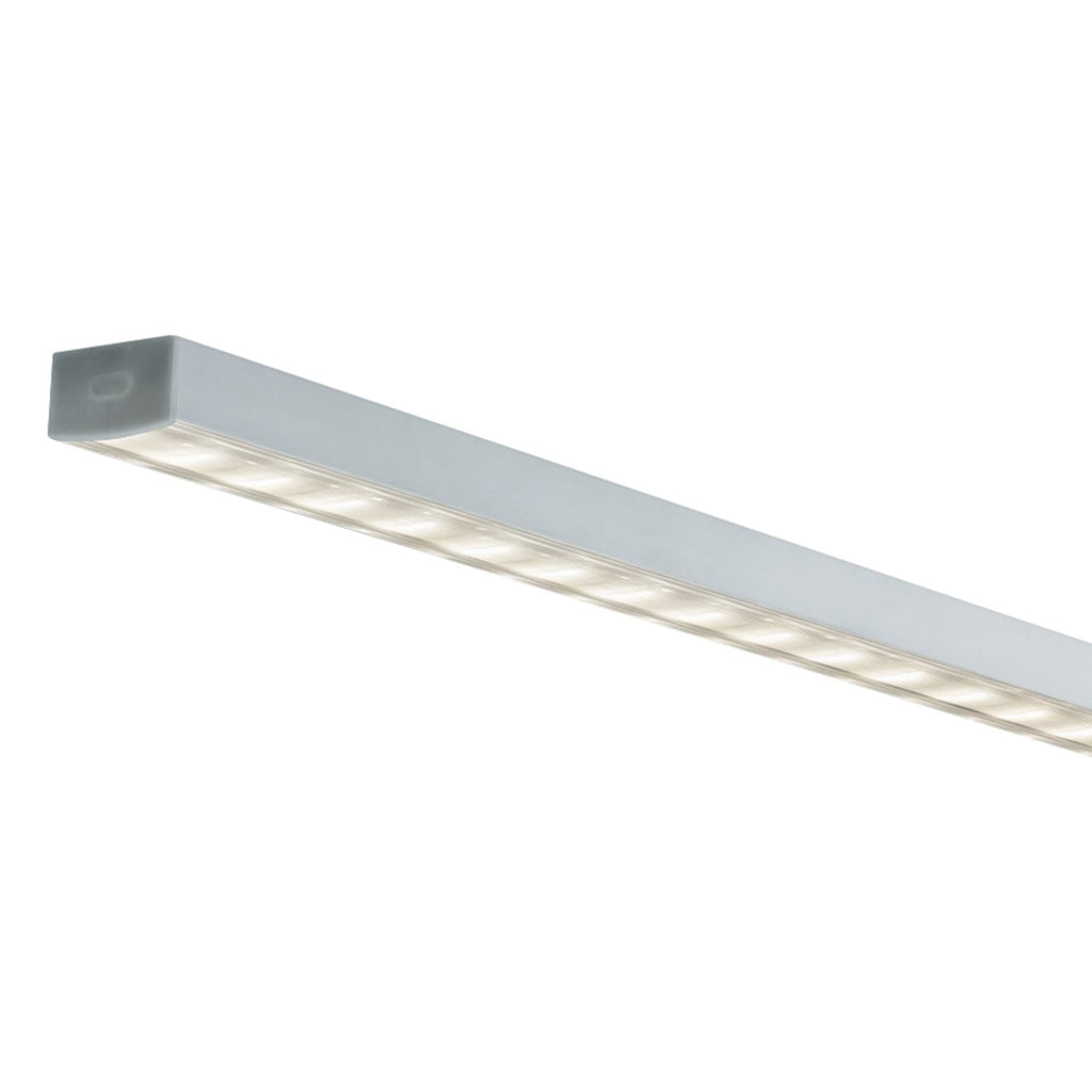 LED-stripe påbyggingsprofil Square alu satinert 200 cm bakside