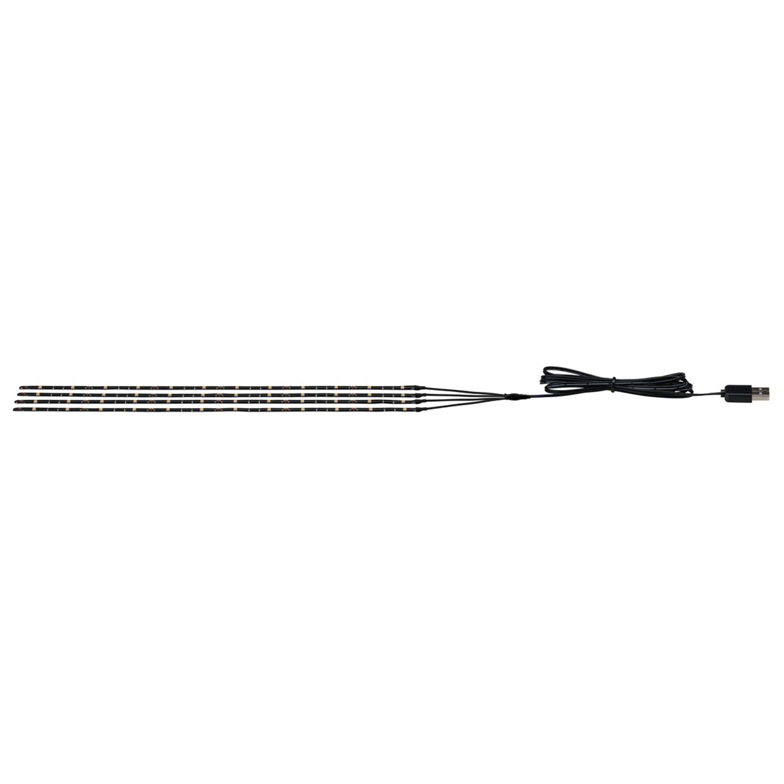 LED-stripe Parasol-Light 4x40 cm USB varmhvit detalj