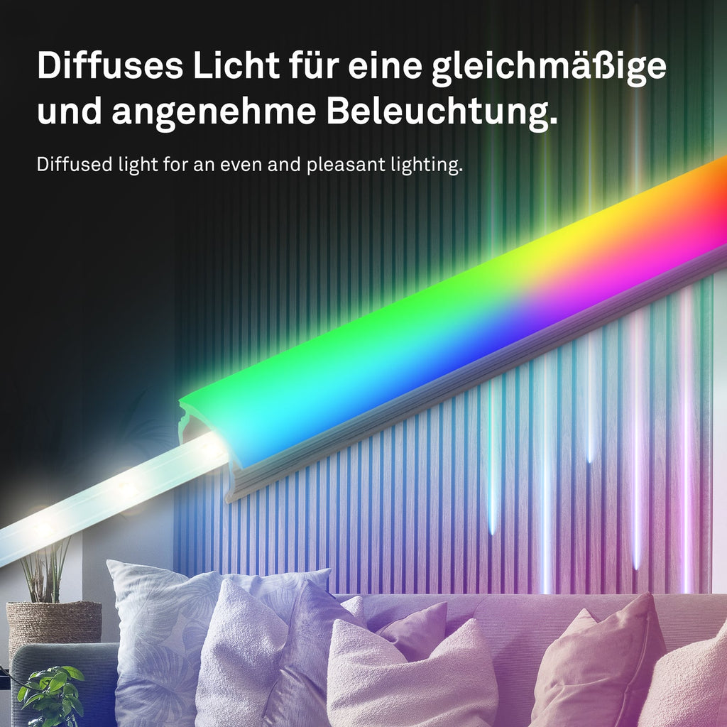 LED-stripe Pimp your panel startsett RGBW 2,6m dimbar - Briloner driver