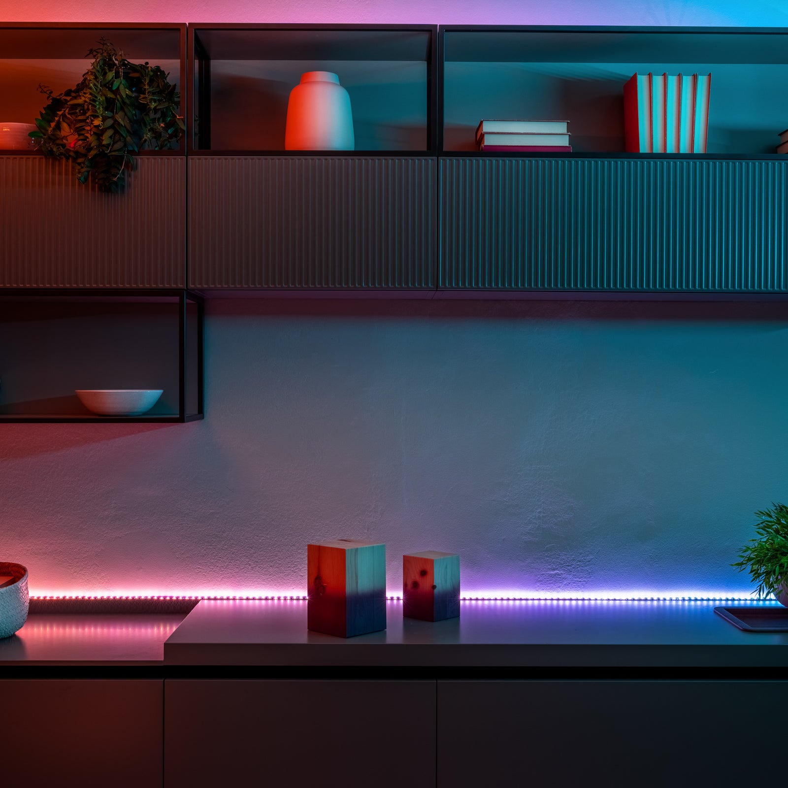 LED-stripe RGB 1,5m 7,5W utvidelse dimbar - twinkly forside