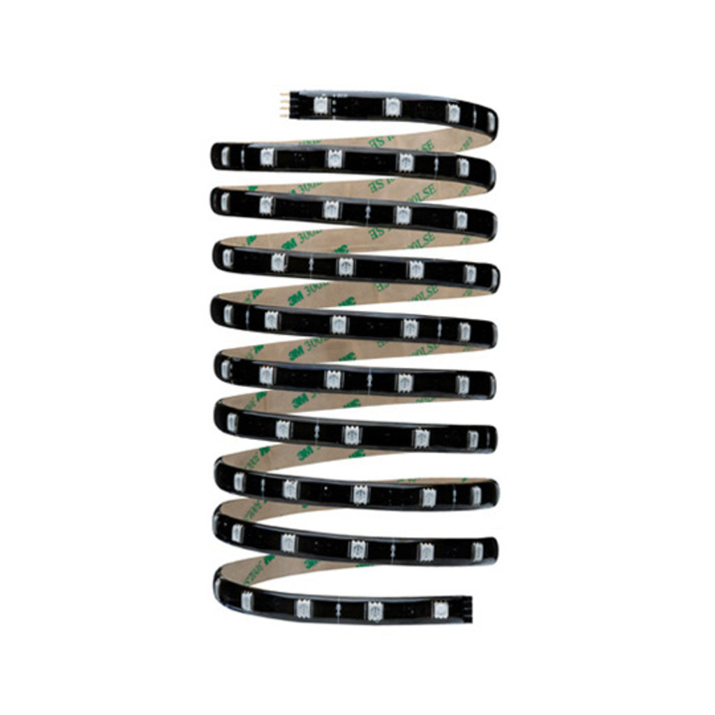 LED-stripe RGB 3m komplettsett dimbar med fjernkontroll - Paulmann lys i bruk