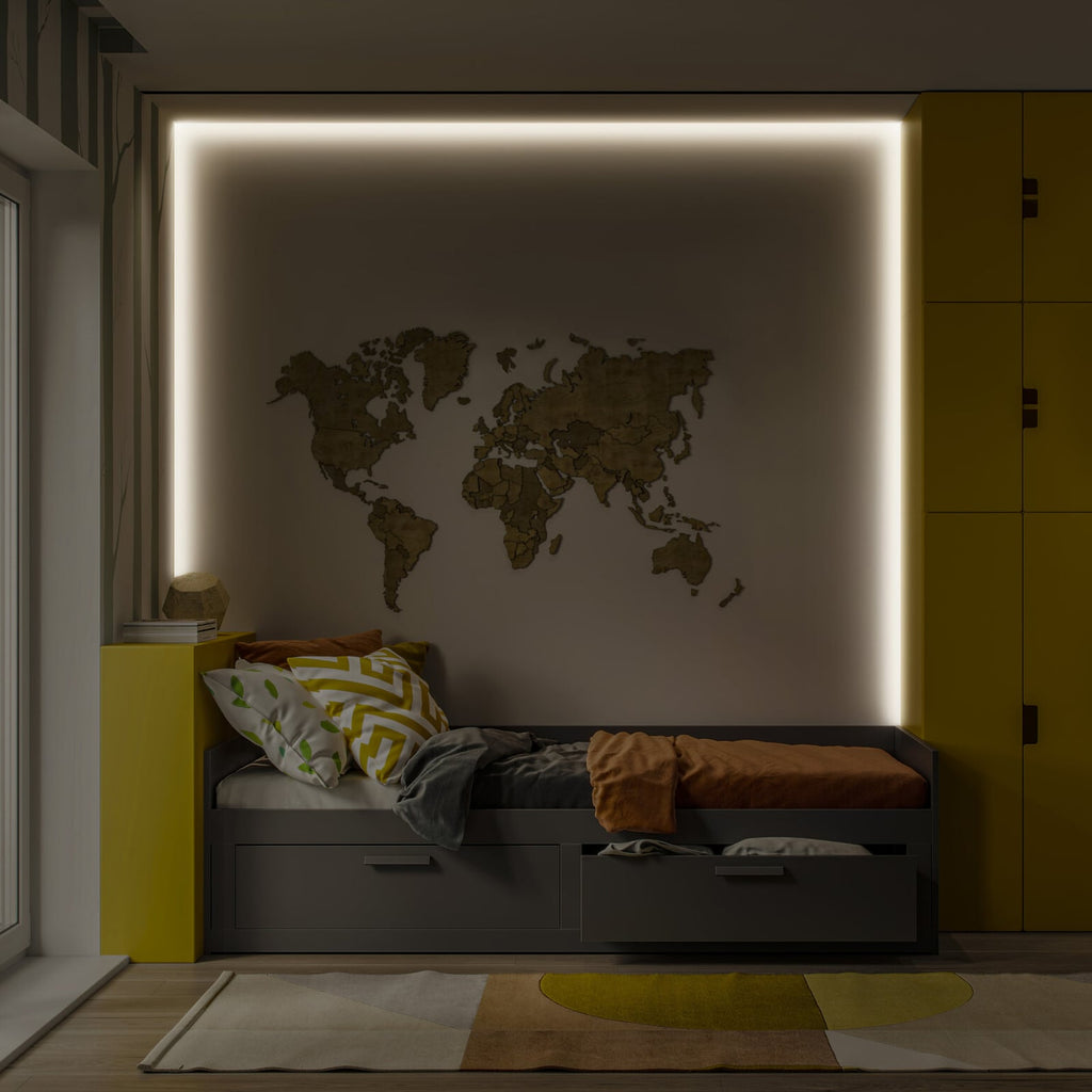 LED-stripe RGB 3m med fjernkontroll og lydsensor IP20 - LEDVANCE bakside
