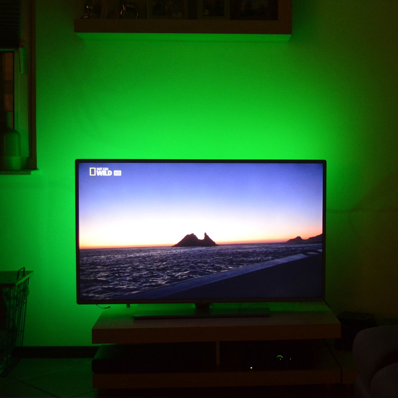 LED-stripe RGB TV-bakbelysning USB dimbar med fjernkontroll - Briloner bakside